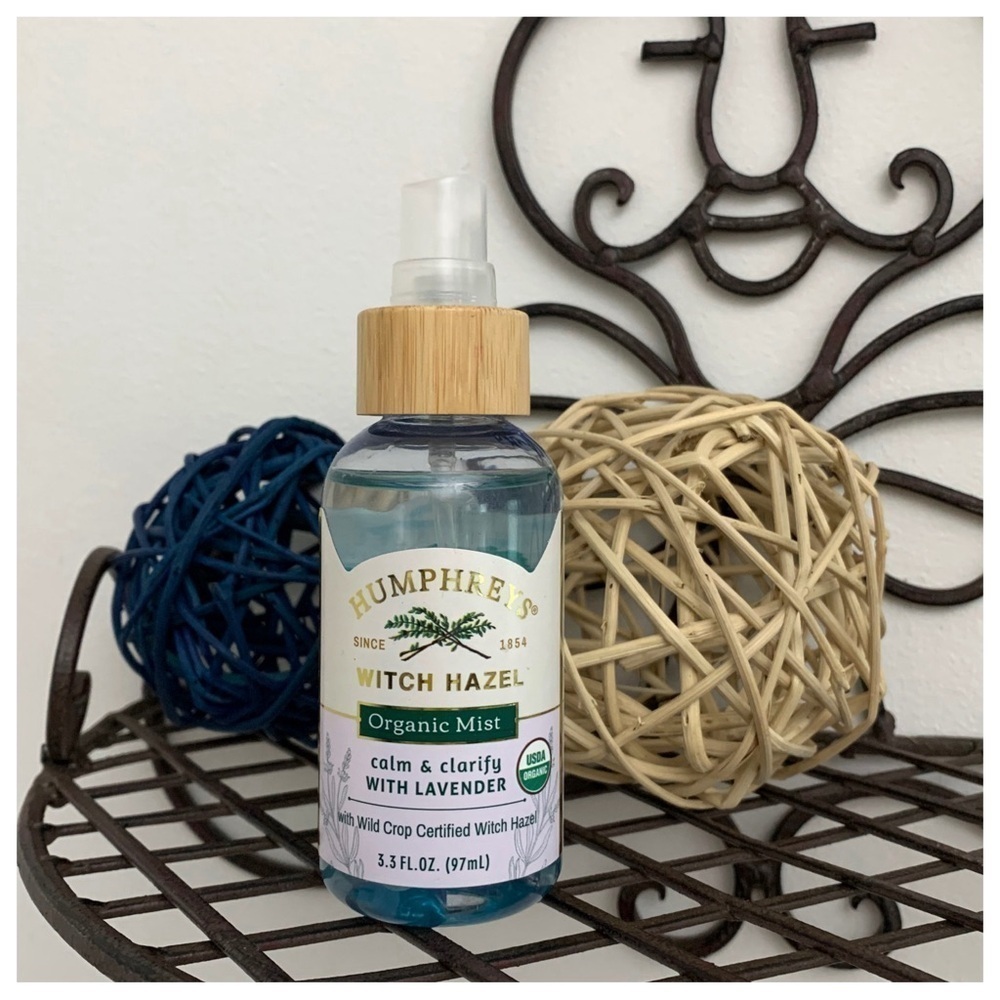 Witch Hazel Lavender Calm Clarify New Humphreys Organic Facial Mist Bottle 3.3oz